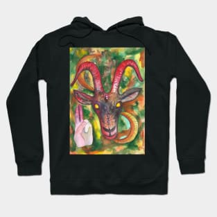 Occult satanic goat Baphomet Hoodie